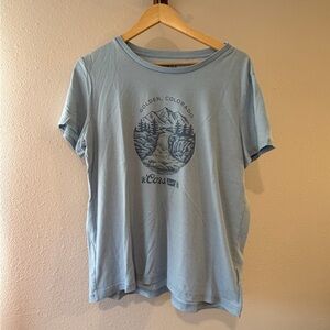 Lucky Brand Blue Coors Graphic Tee